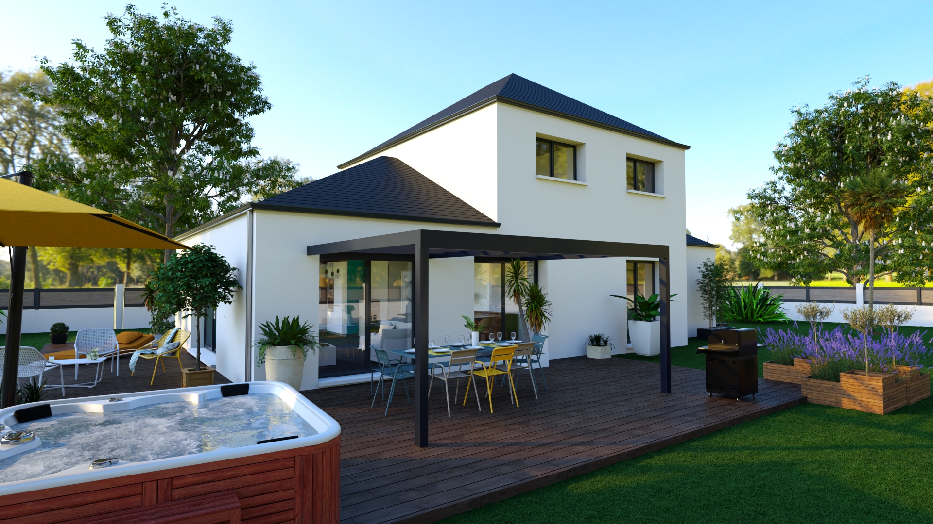 MODELE SENS avec terrain de 813 m²