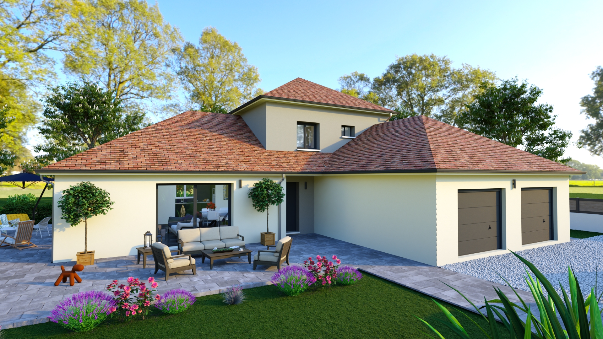 MODELE BRAZEY avec terrain de 900 m²