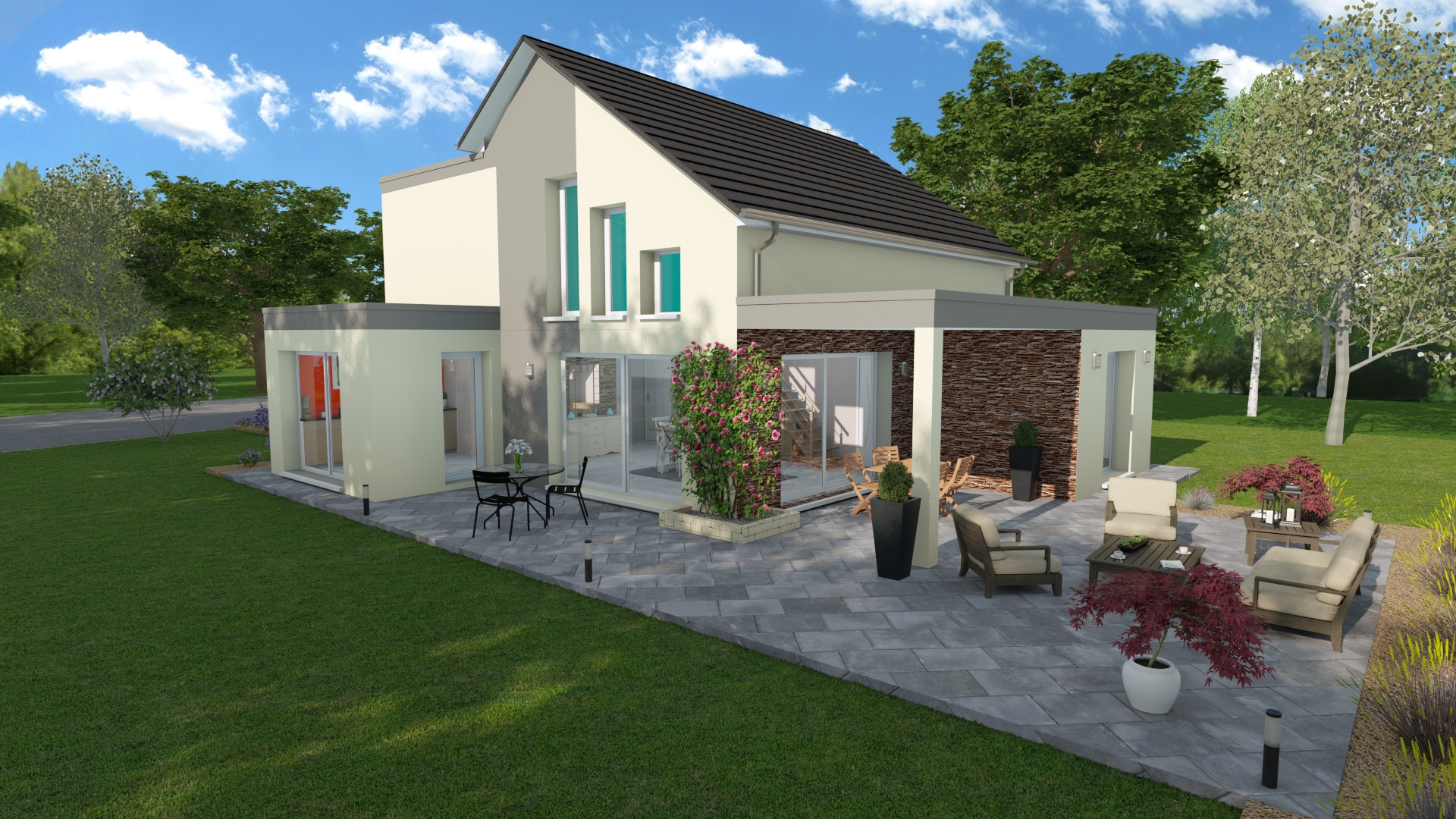 GINHAC avec terrain de 2158 m²
