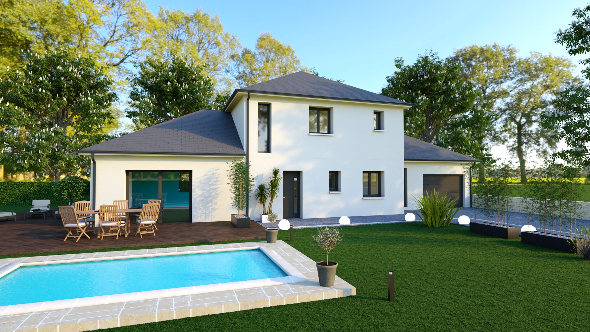 Construction maison MODELE SAINT VIT avec terrain de 1227 m² à Léry