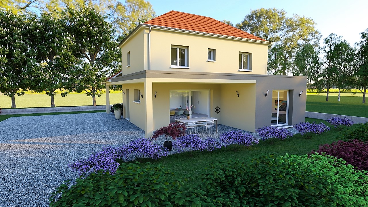 Construction maison BENBELLA avec terrain de 414 m² à Perrigny-lès-Dijon