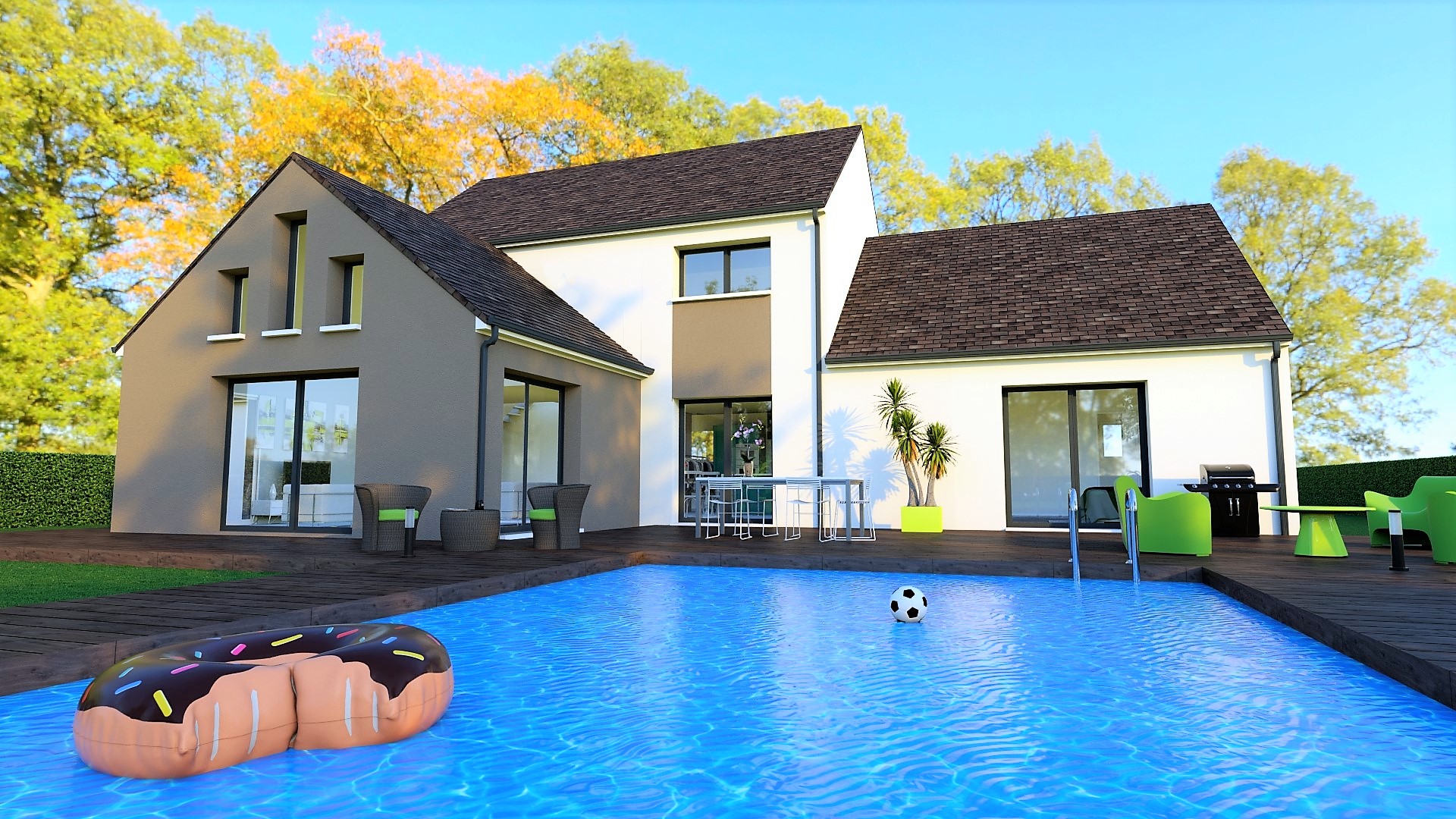 Construction maison MODELE-RULLY avec terrain de 591 m² à Messigny-et-Vantoux