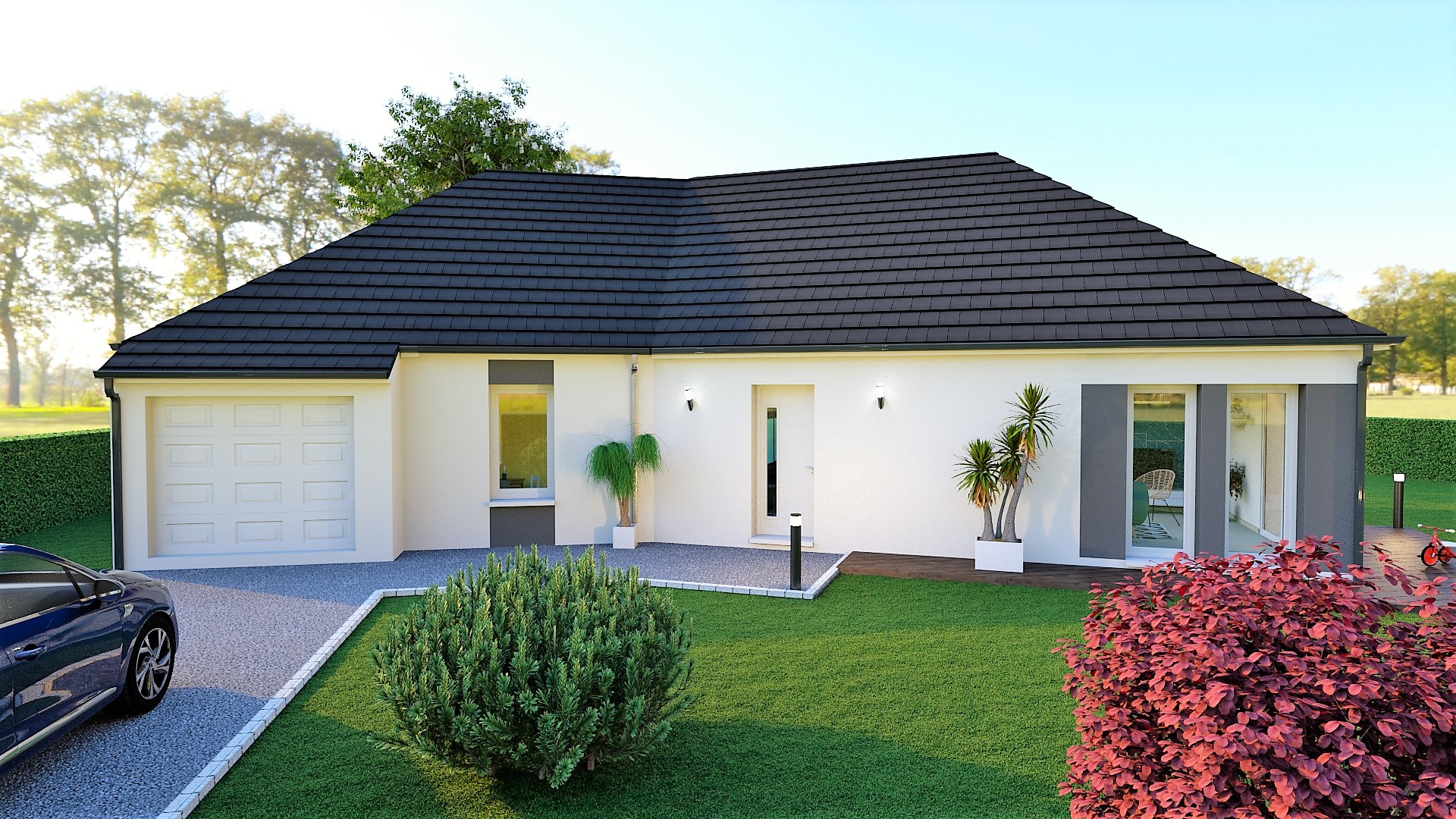 Construction maison MODELE-DOLE avec terrain de 557 m² à Merceuil