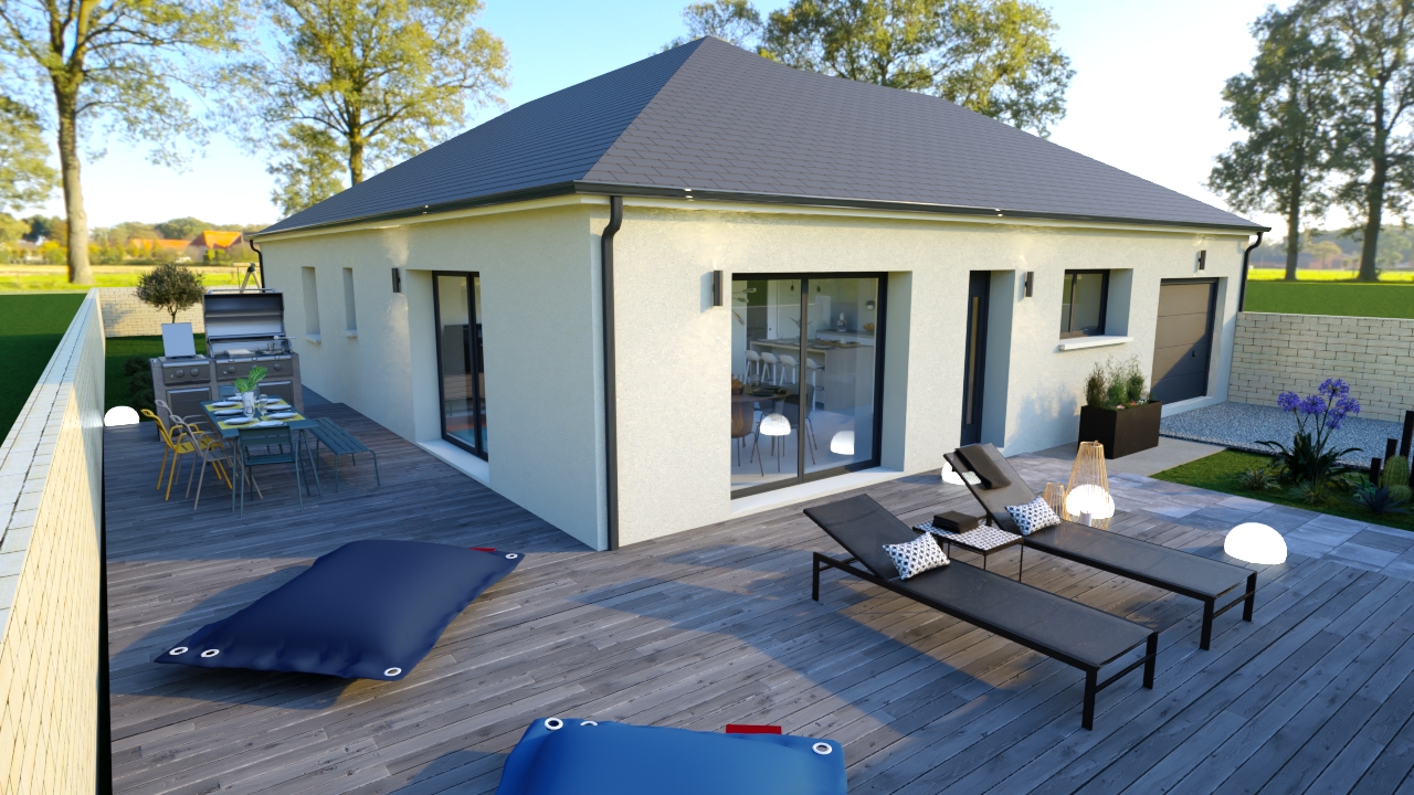 Construction maison MAGNY-PP avec terrain de 612 m² à Auxonne