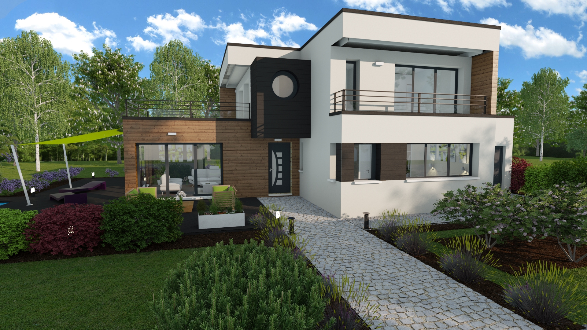 Construction maison M4 JURA avec terrain de 845 m² à Magny-sur-Tille