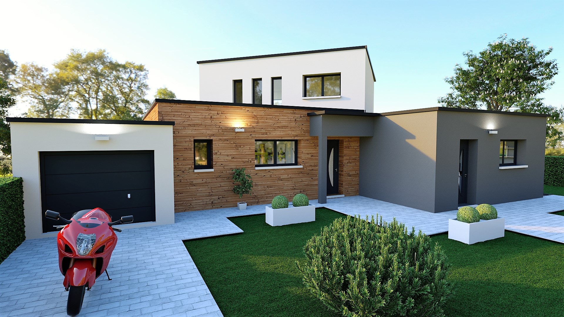 Construction maison MODELE-ASNIERES avec terrain de 813 m² à Semur-en-Auxois