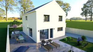 MAGNY-ET avec terrain de 375 m²