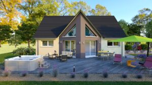 MODELE ROCHEFORT avec terrain de 650 m²