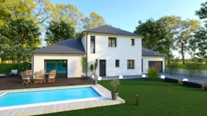 MODELE SAINT VIT avec terrain de 1698 m²